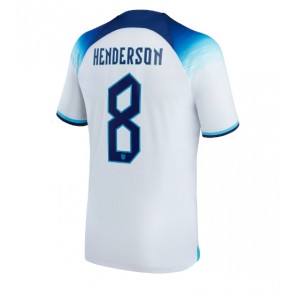 Engleska Jordan Henderson #8 Domaci Dres SP 2022 Kratak Rukavima